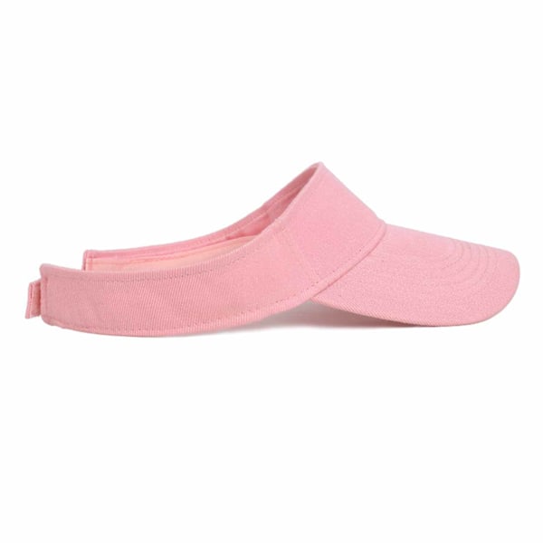 Rosa Solskjerm Keps Skjerm Solkeps Clip-on Borrelås rosa pink one size