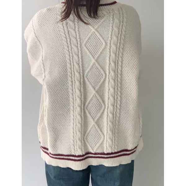 Taylor Swift Star Folklore Cardigan Stjärnbroderad Oversized Stickad Knapptröja Röd Red M
