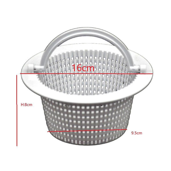Ersättningskorg för poolskimmer (2-pack) - pool över marken genom väggen SkimmerBY White