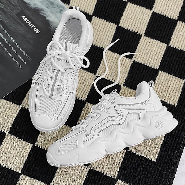 Herrsneakers Andas Löparskor Mode Sportskor 3Azl119 Vit White 39