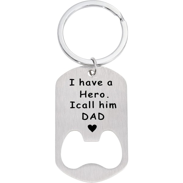 Father's Day Keychain Dad Gifts For Daughter Son Dad Keyring