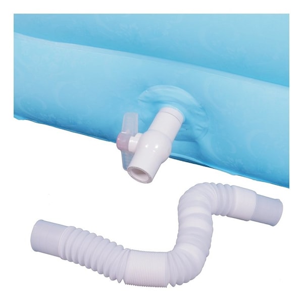 Uppblåsbart Badkar / Portabelt - Blått blue 2945