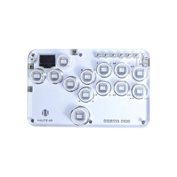Haute42 Gamerfinger Hitbox Controller Arcade Joystick Street Fight Stick Arcade för PC /Ps3/ Ps4 /Switch Mini Hitbox Tangentbord G13 With RGB