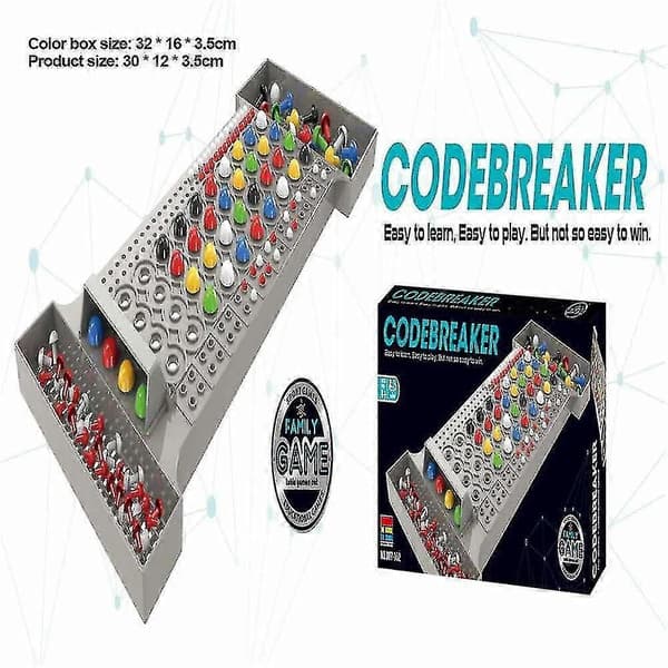 Mastermind Classic Codebreaker Strategi Familiespil Hjernespil-FA-