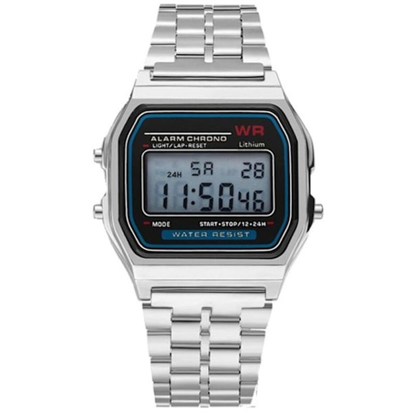 Klassisk Kvarts LED Digital Herre Ur