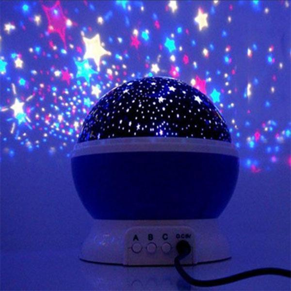 Nattlampe med stjernehimmel