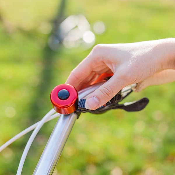 2-pack Ringklocka för Cykel/El-scooter/Barnvagn m.fl. red