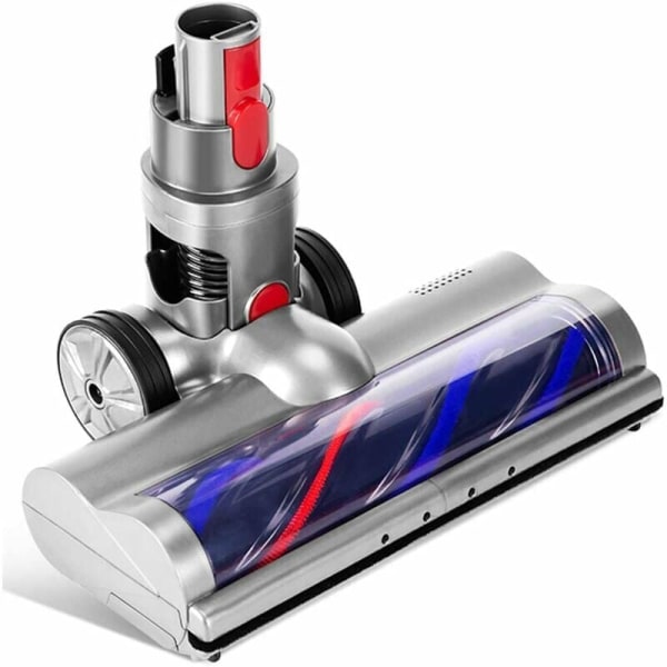 Elektrisk borste kompatibel för Dyson V7 V8 V10 V11 V15 Direct Drive Turbo Borste med 4 LED-lampor för hårda golv och parkett