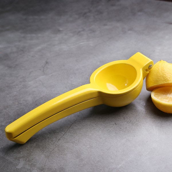 To-i-ett manuell juicer/1 stk/gul/liten
