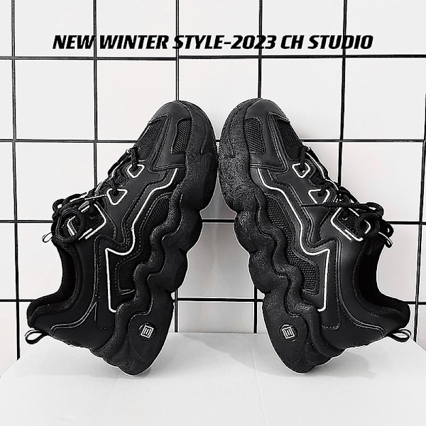 Herrsneakers Andas løbesko Mode Sportsko 3Azl119 Sort Black 42