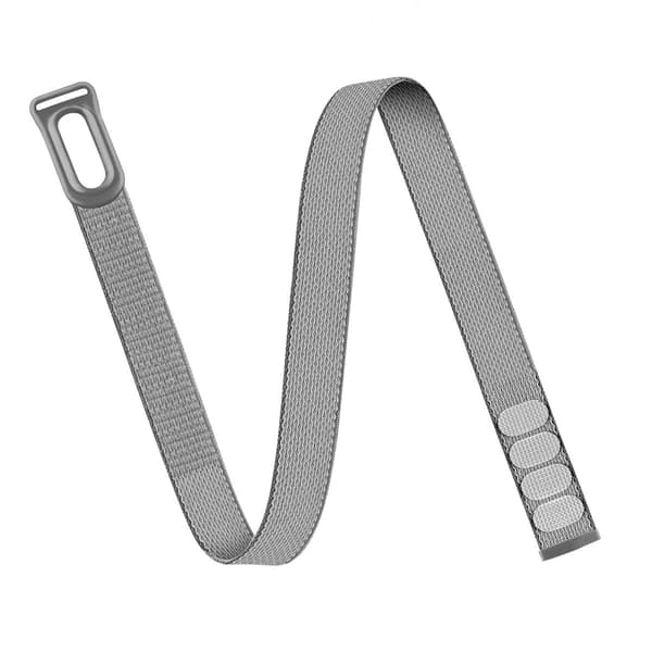 Nylonarmbånd kompatibelt med Google Fitbit Air – til overarmen under træning, forlænget 430 mm med velcro, åndbart og justerbart DarkGrey-FA- DarkGrey 26
