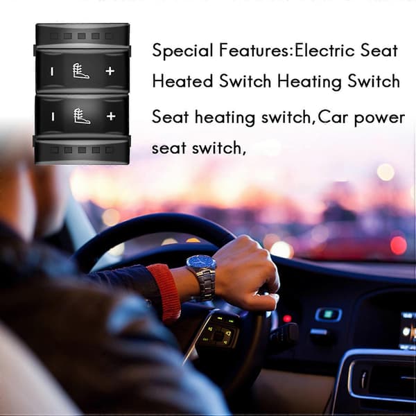 For Mondeo Mk3 Mk4 Electric Seat Heater Switch Heating Switch 6M2T-19K314-Ac Bs7T-19K314-Ab-FA- Black
