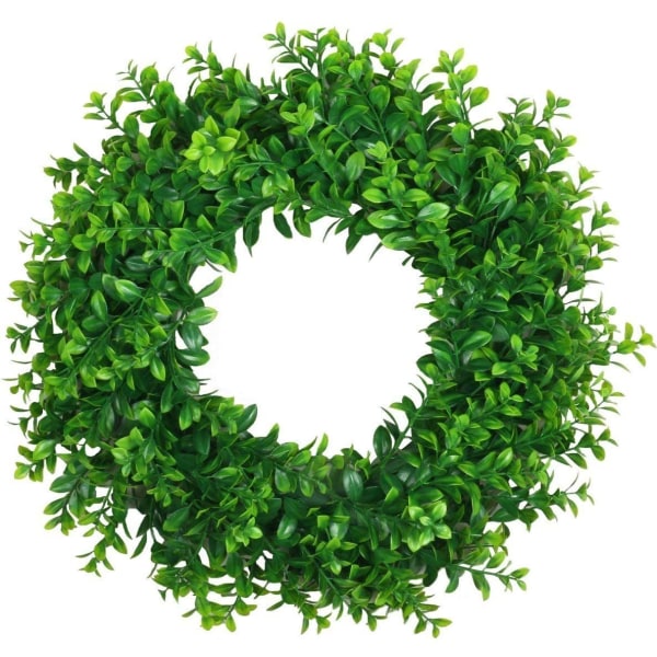 40cm Natural Garland Front Door Wreaths, Artificial Greenery