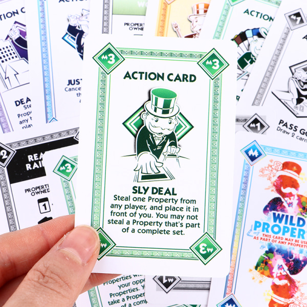 Pussel Familjefest Brädspel Engelsk version Monopoly Trading Green