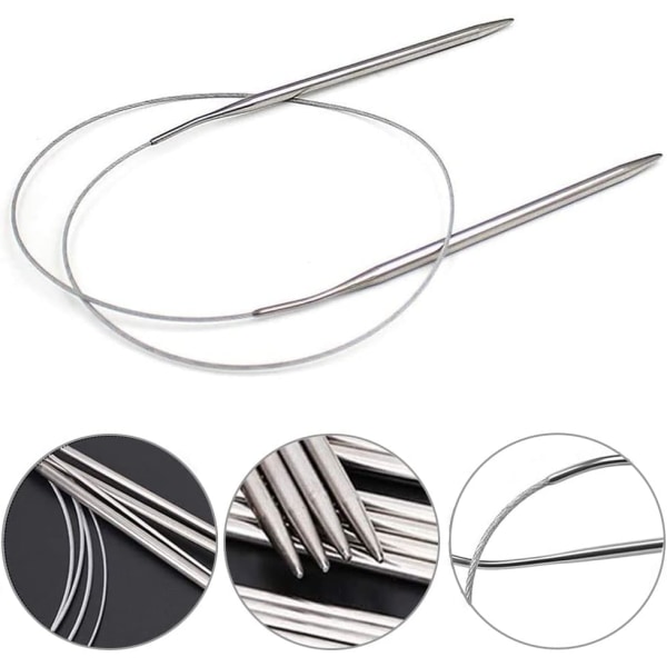 Cirkulärt stickset, rostfritt cirkulärt stickset, rostfritt