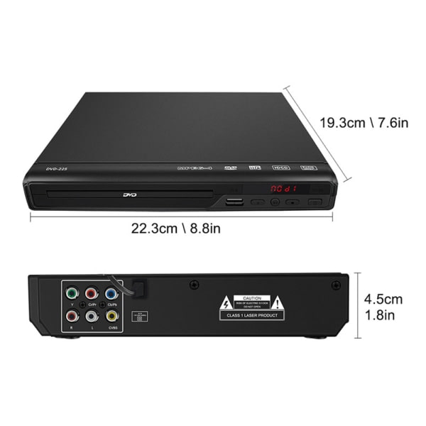 DVD-soitin, CD-soitin kotiin, DVD-soitin televisiolle szq
