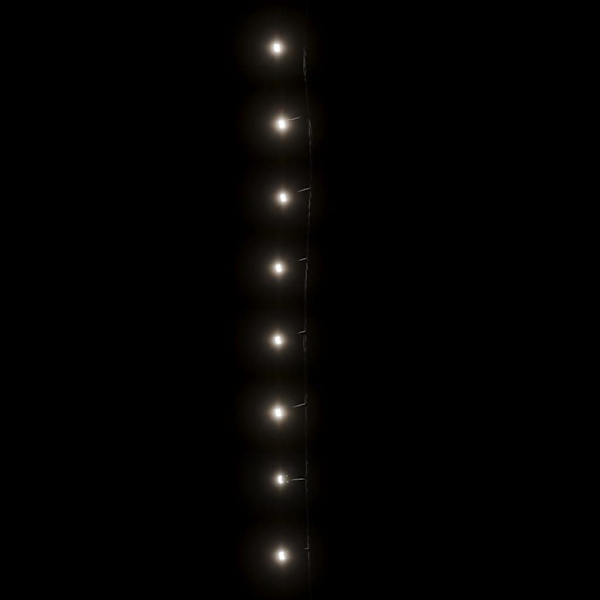 vidaXL LED-valosarja 1000 LED sisä- ja ulkokäyttöön IP44 100 m kylmävalkoinen white 2800