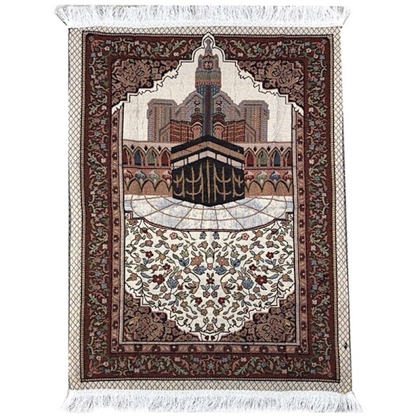 Muslimi rukousmatto islamille punotut matot vintage Eid A B