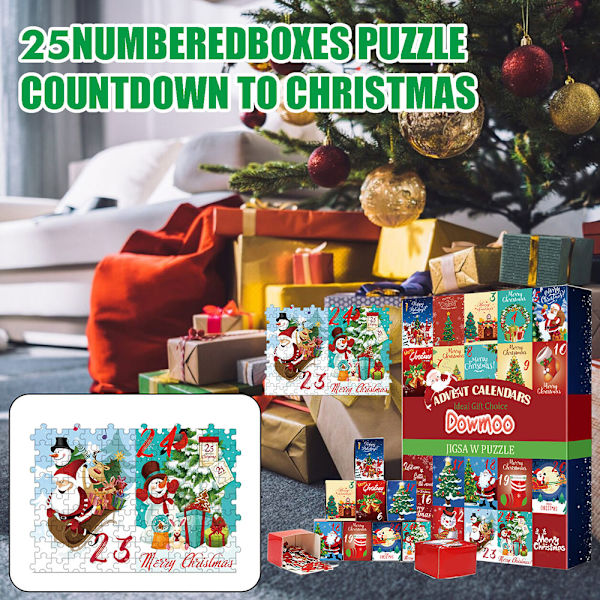 Luovuutta joulukalenteri palapeli Muodikas suosittu käsipyörä pelata Puzzle