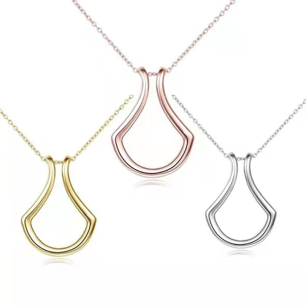 Ringhållare Halsband för Kvinnor Flickor Ringhållare Halsband