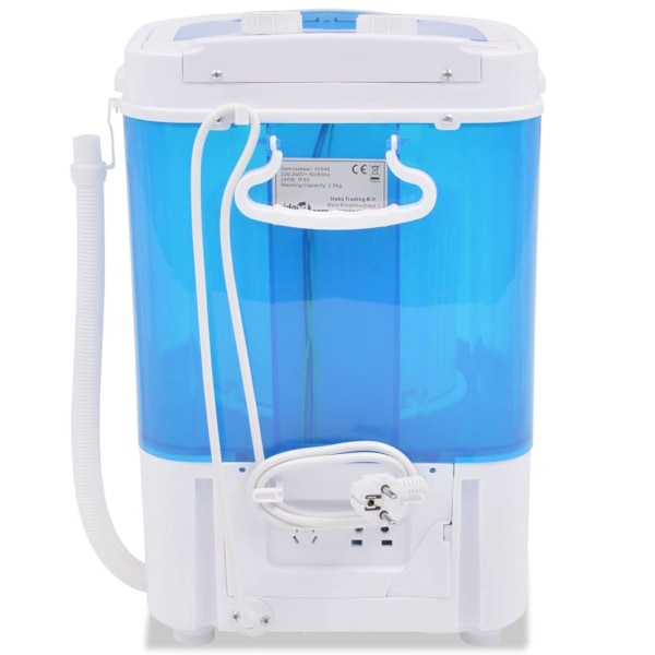 vidaXL Minivaskemaskine med enkel tromle 2,6 kg multicolor 5620