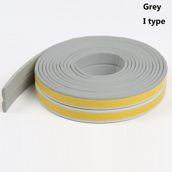 5 / 10m Tiivistyslista Ikkuna Ovi Liukuva ikkuna HARMAA 10M Harmaa Grey Grey 10m-I