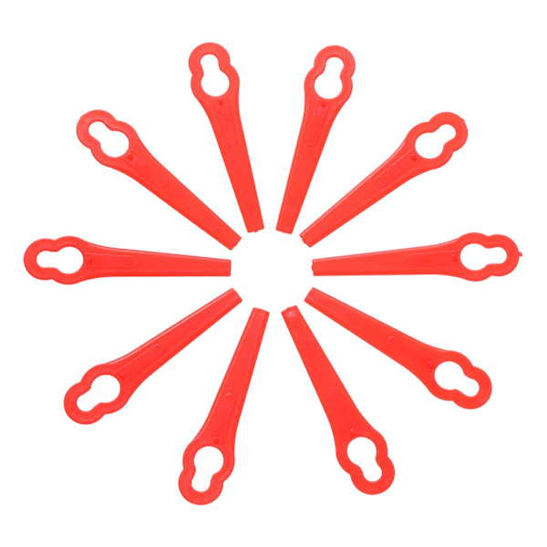 100st/ set Plastblad Kutter Grästrimmerblad RÖD red