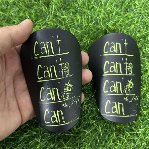 par mini benskinner Fodboldbenskinner - Sort-FA-