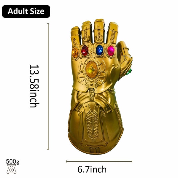 Thanos Infinity Gauntlet Thanos Gauntlet One Size