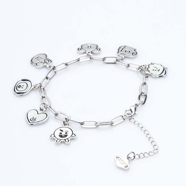 KPOP BTS armband BT21 Koreansk version tecknad legering a