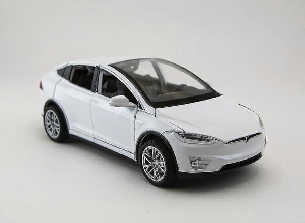 2024, Bilmodel Tesla Model X SUV Legering Simulering Legetøj, Børnegave WG-FA-