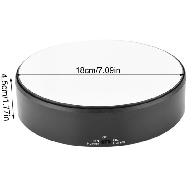 Roterande displaystativ, professionell 360 graders svängbar plattform