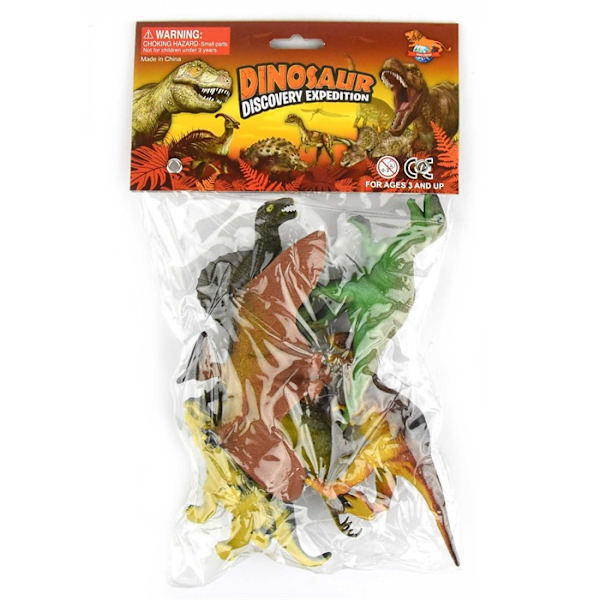 Leksaker 41481 Djur Dino Dinosaurier Set 6-pack 10cm rest 1