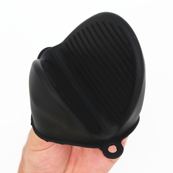 Ugnvantar i silikon, 2-pack, Svart