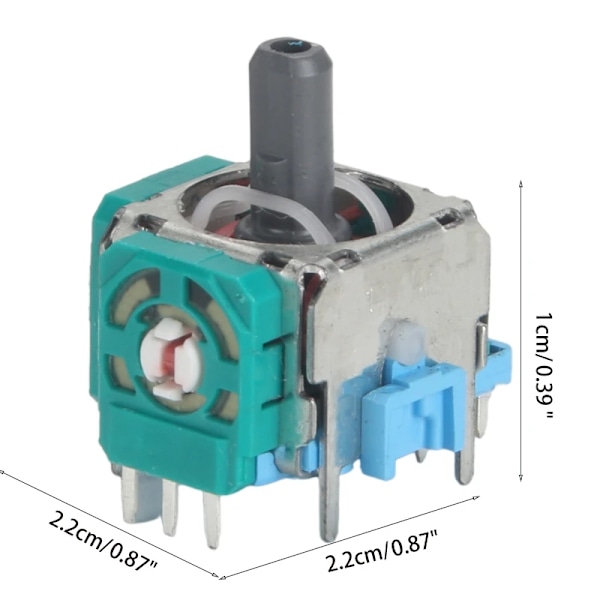 10st/5/1st 3D analog sensormodul erstatningscontroller Joystick Axis Analoga tommelfinger Reparationstilbehør til PS5 Set B