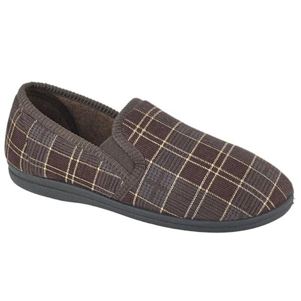 Sleepers Herr Dale Rutig Tofflor 10 UK Ruskea 10 UK Brown