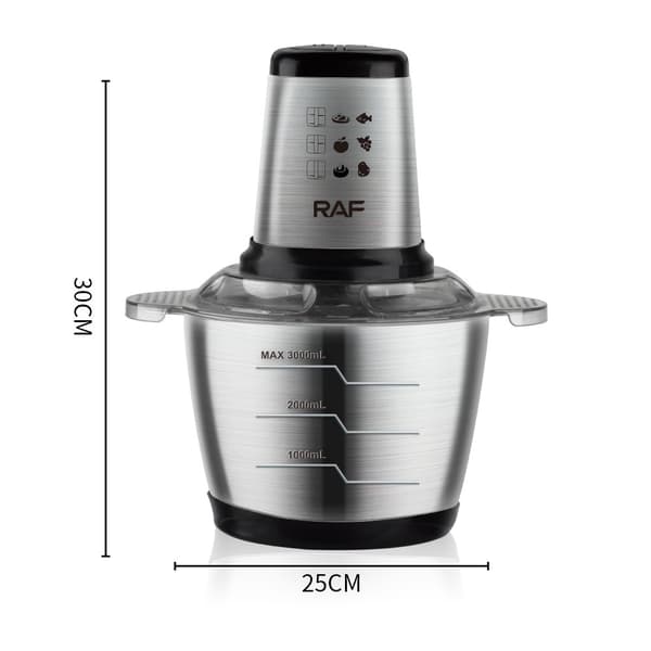 Cheffinger CF-FP1000I: 3L 1000W Foodprosessor-FA-