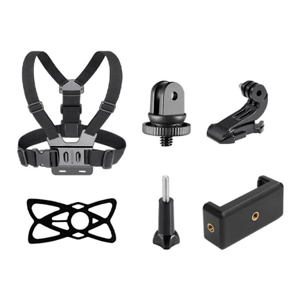 Rinnassa kiinnitettävä valjaat Remminpidike GoPro-kameralle ja puhelimelle A