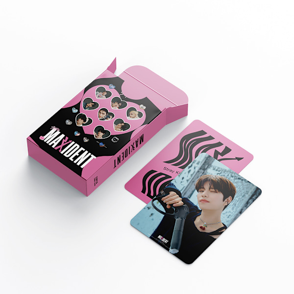 55 KORT SKIDS LOMO KPOP STRAY KIDS MAXl-FA3- SK MAXIDENT LOMO