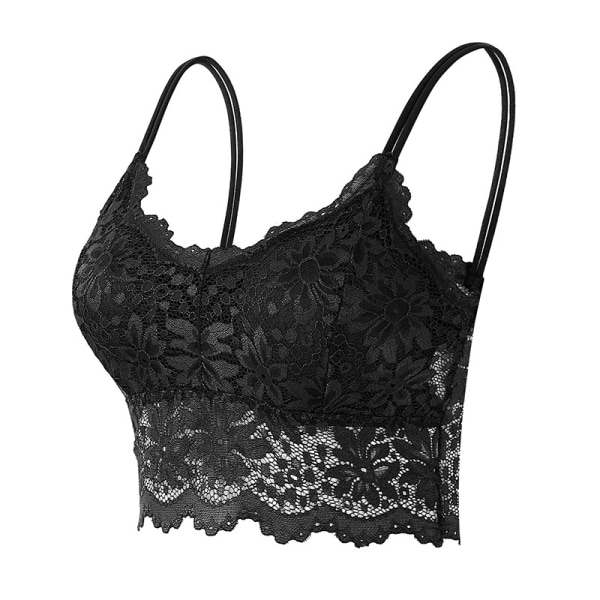 Sports Bra Sets Women's Bra Women's Lace Corset Tops Black