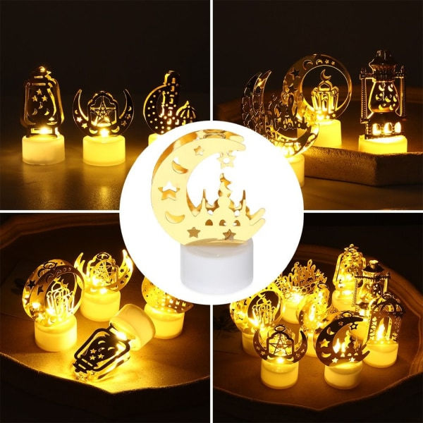 Eid Mubarak Ramadan Dekorasjon Lampe Led Lys Streng
