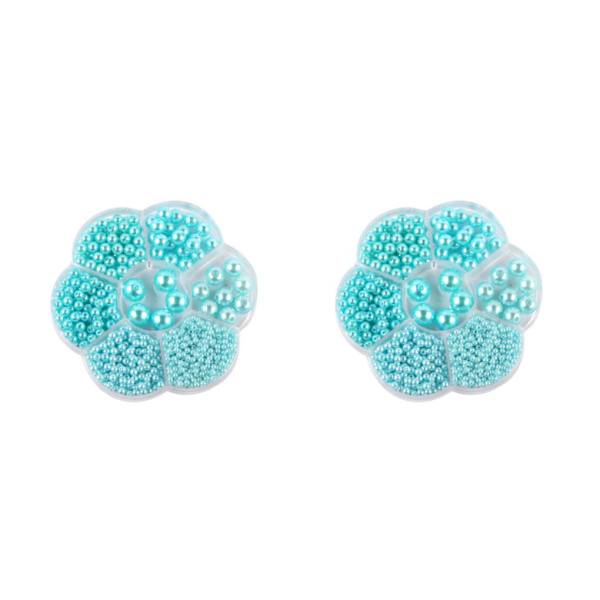 1/2/3/5 1150 st DIY-pärlor för att göra vackra smycken - ljusblå sky blue 2PCS