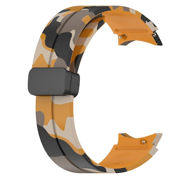 Camo silikonearmbånd til Samsung Galaxy Watch 5 Pro 45mm/Watch 4/5 40/44mm/Watch4 Classic 42/46mm Yellow