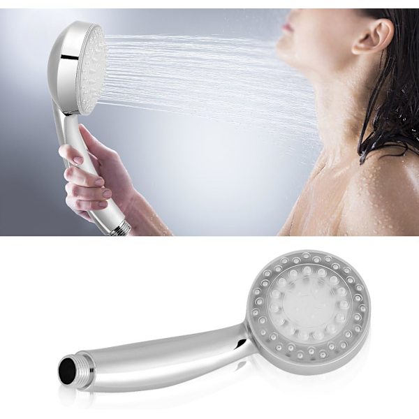 LED Duschkopf 3 Färgförändrande Blå/Grön/Röd Vattenljusglöd