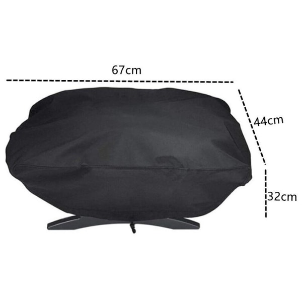 Kaasugrilli BBQ sopii Weber Baby Q, Q100 ja Q1000 kaasugrilleille, musta, 80g