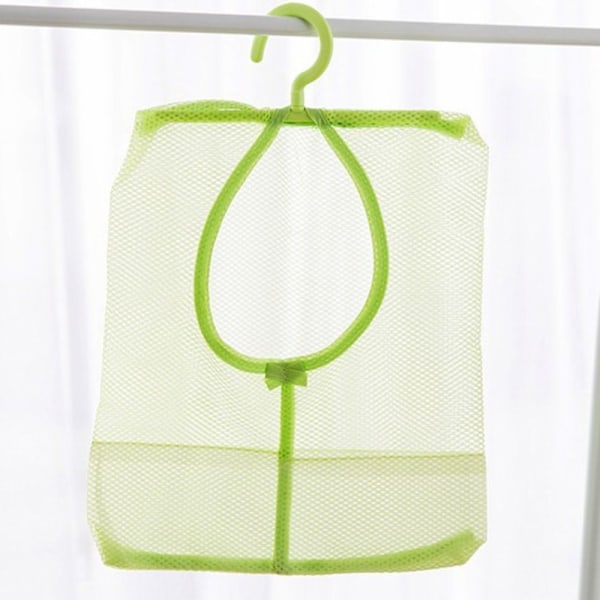 2 stk Oppbevarings Klesklype Mesh Lomme Organizer GRØNN Green