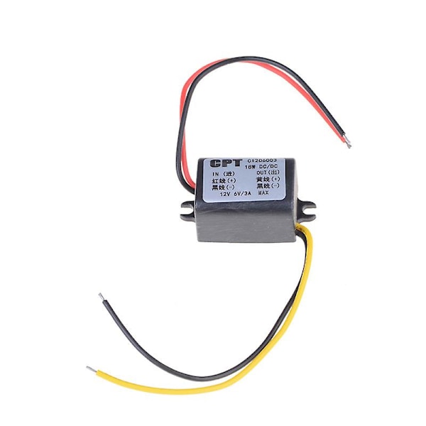 12v til 6v DC-DC-omformer Step Down Modul Power Volt Regulator