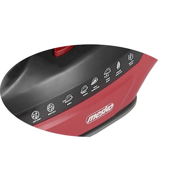 Mesko Silitysrauta 3000W, Musta/Punainen 1400