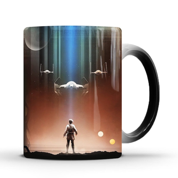 Darth Vader Fargeskiftende Kanne Keramisk Kaffe Kanne Termisk Tekopp Nyhetsgave