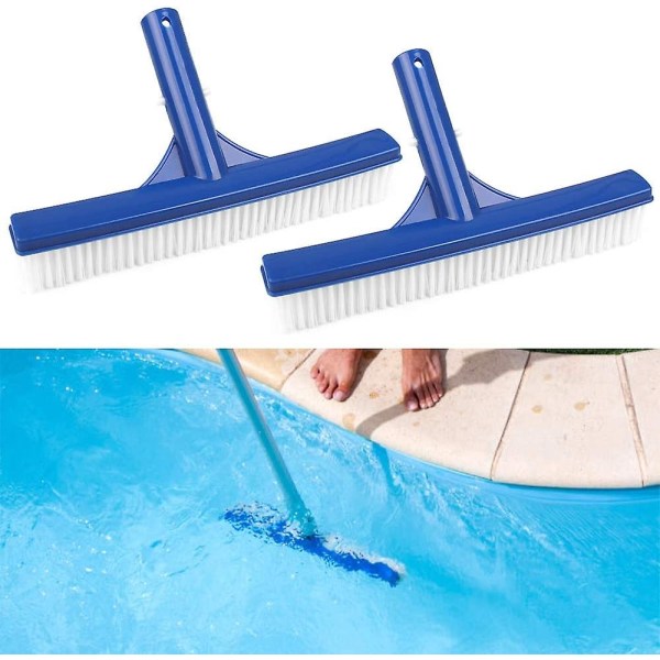 2 st Poolrengöringsborsthuvud 10 tums poolborste Plast Poolväggborstborsthuvud för pooldamm Varm källa